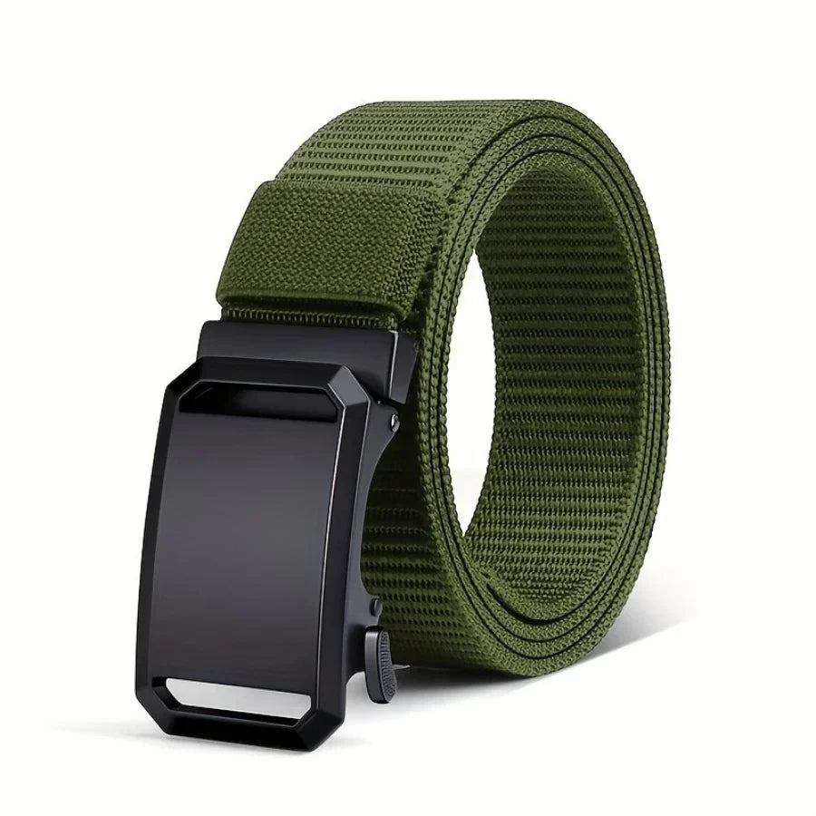 Automatic Buckle Canvas Belt