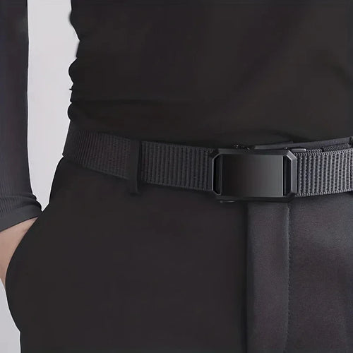 Automatic Buckle Canvas Belt