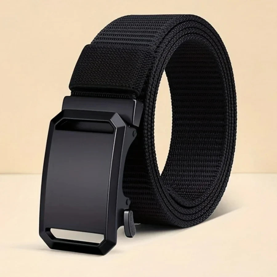 Automatic Buckle Canvas Belt