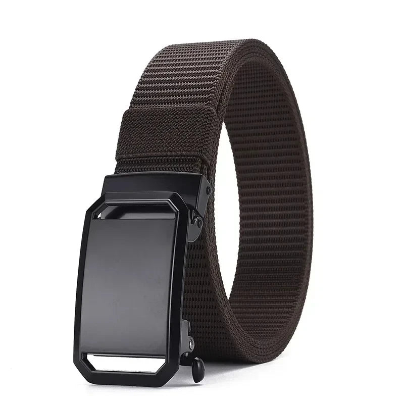 Automatic Buckle Canvas Belt
