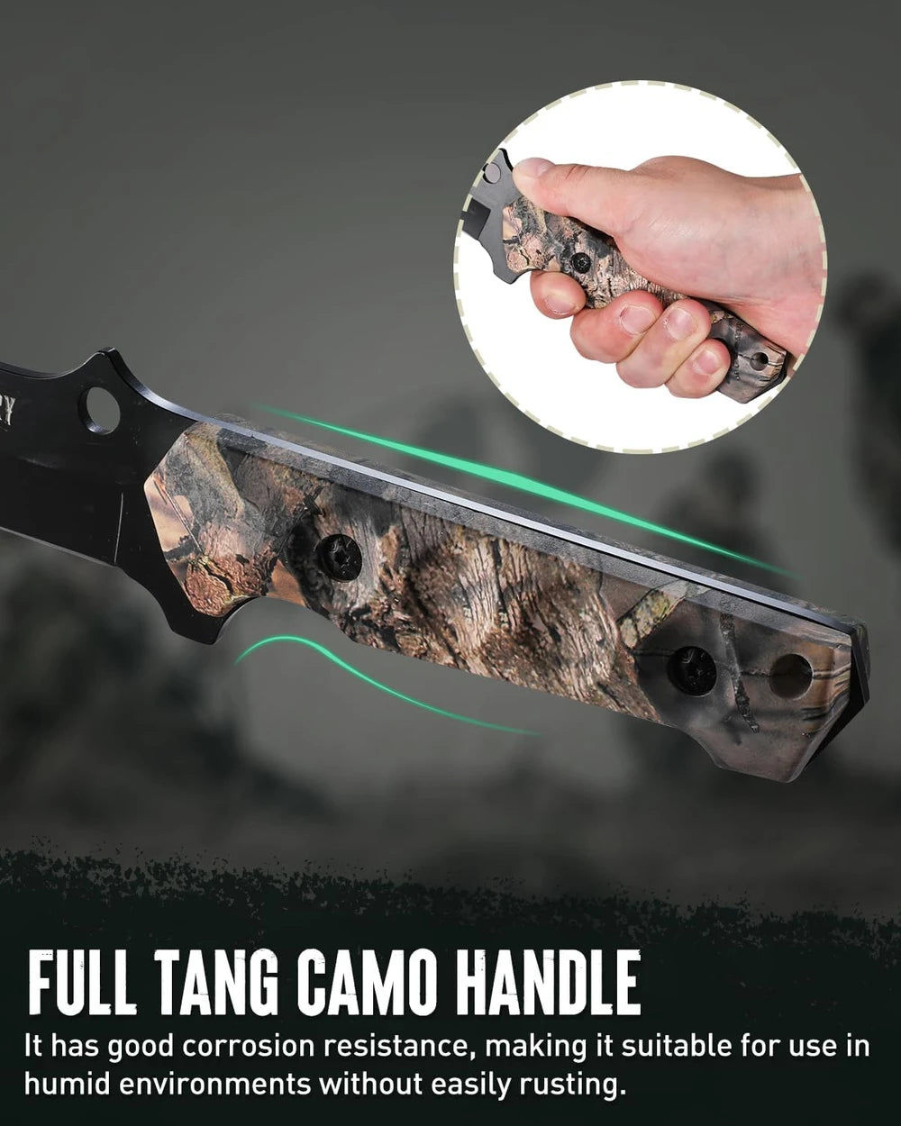 Mossy Oak Fixed Blade Knife Set