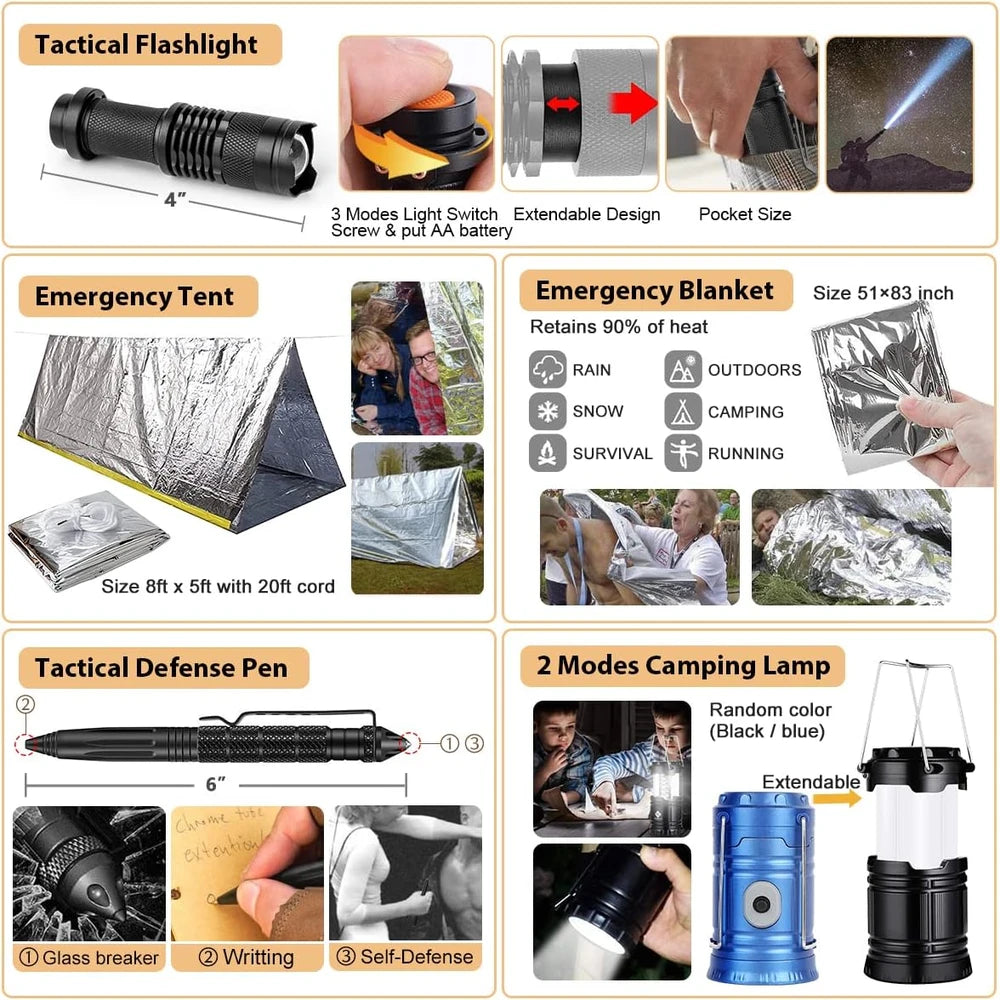 Survival Kit 250 Piece