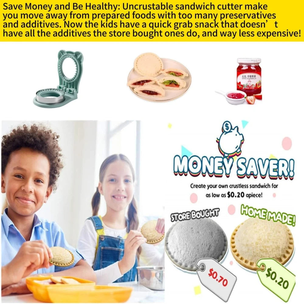 Uncrustable Sandwich Maker Light Blue