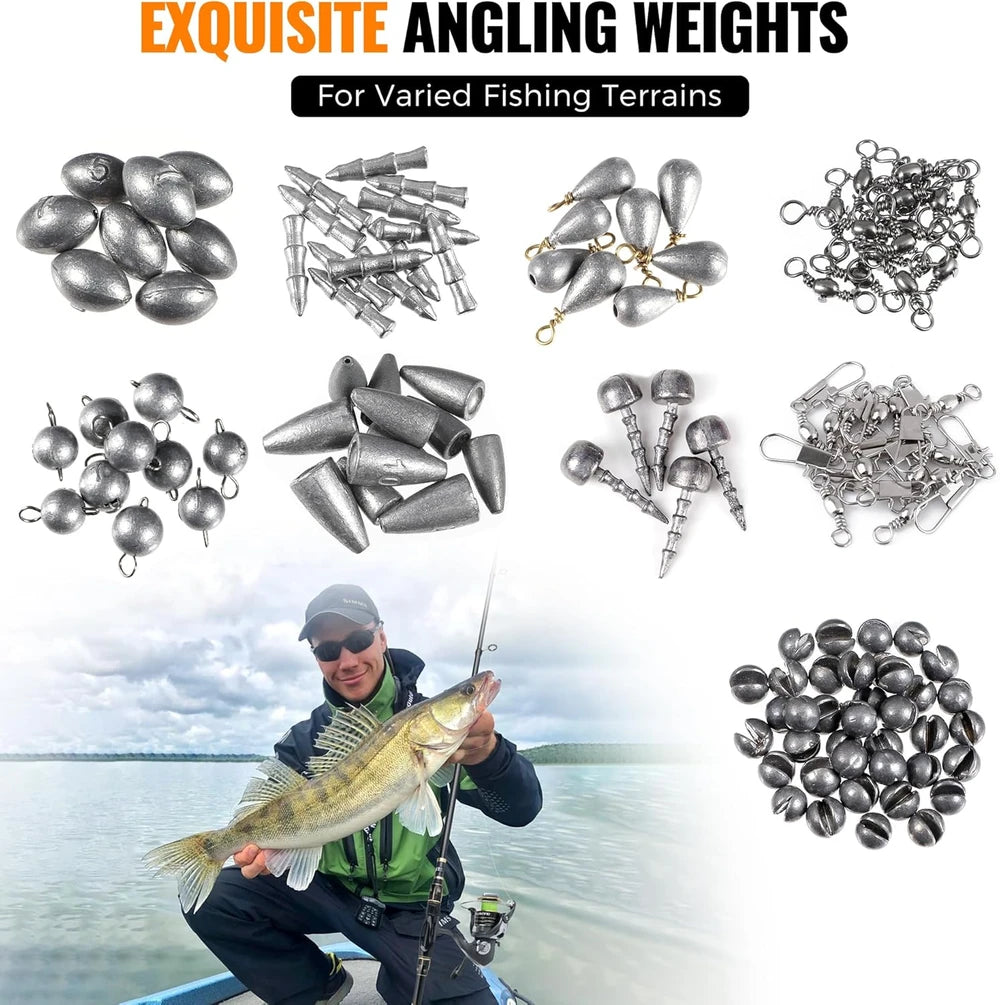 PLUSINNO 397-Piece Fishing Kit