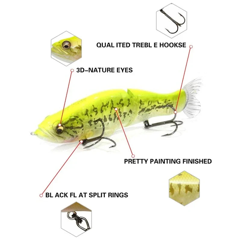 Multi Joint Swimbait Lure