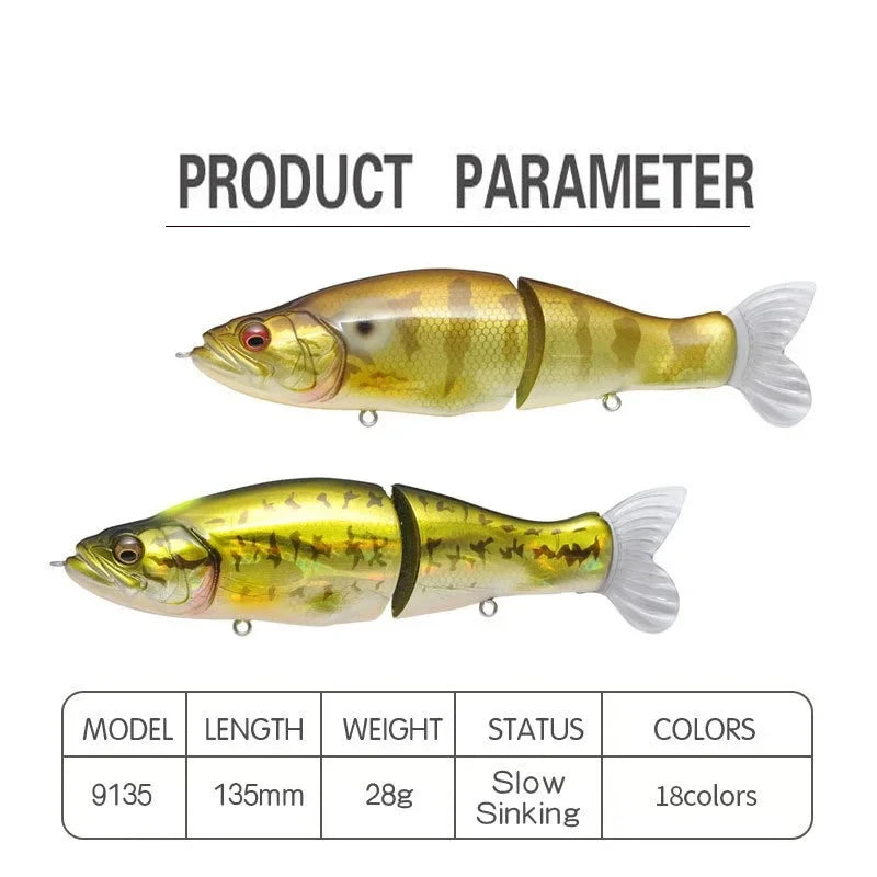 Multi Joint Swimbait Lure