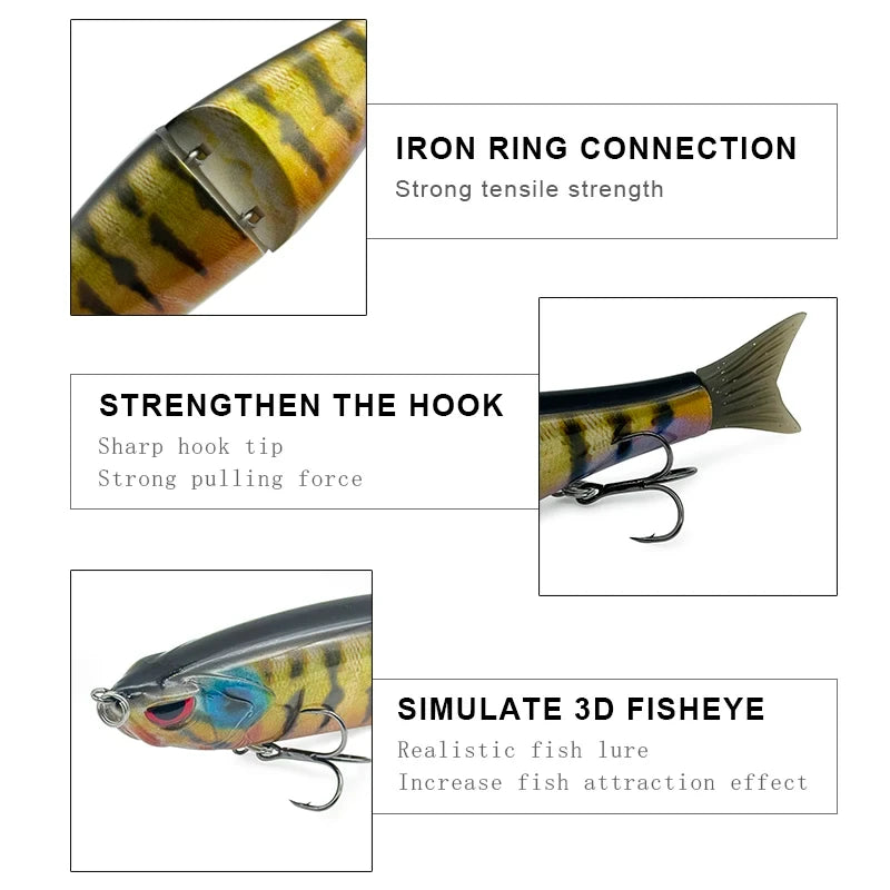Bionic Multi-Section Fishing Lure