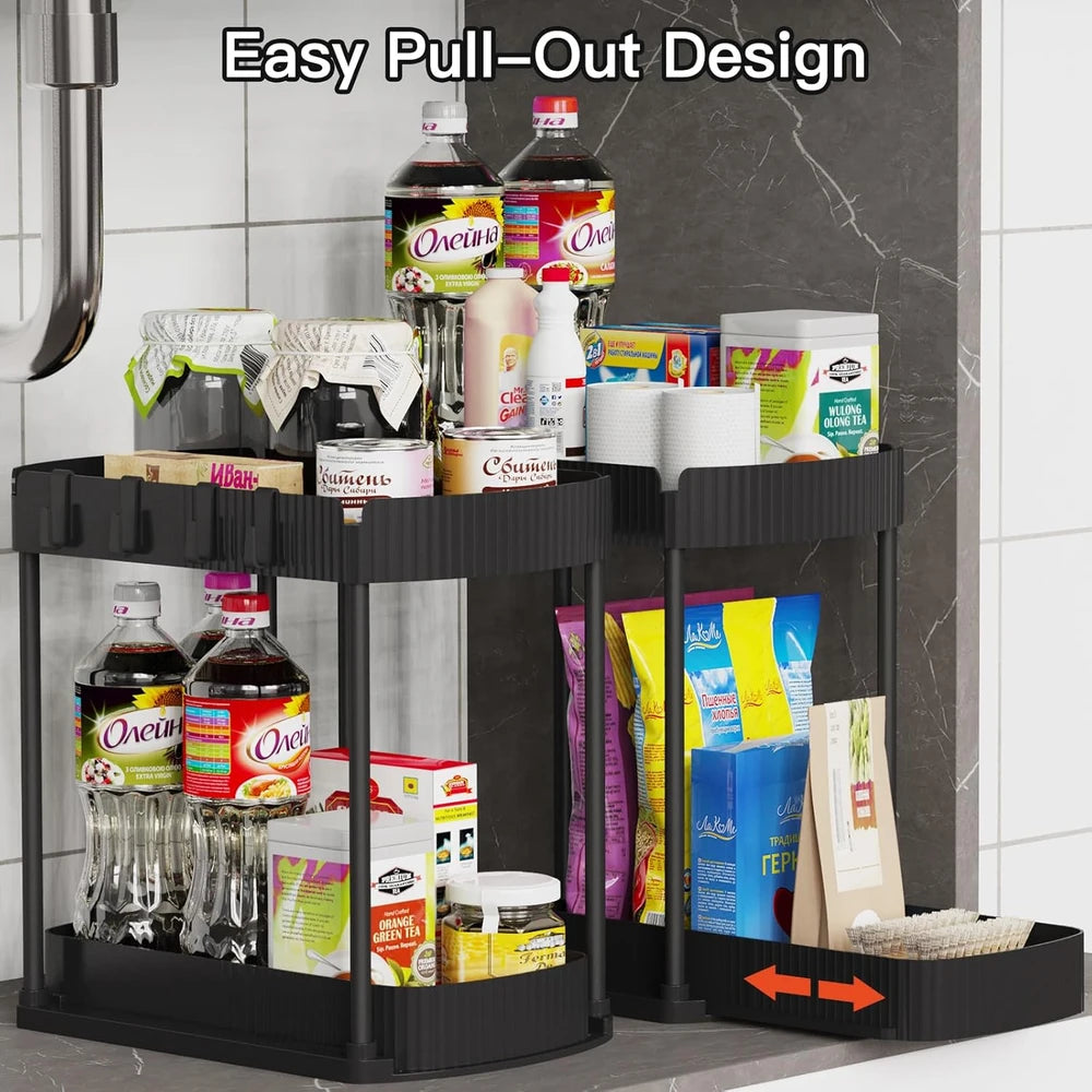 Ukeetap Pull-Out Organizer 2-Pack