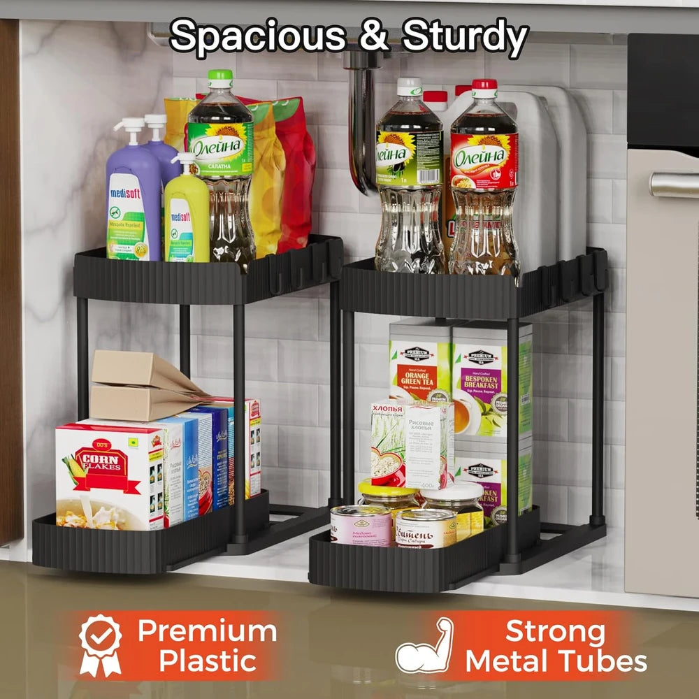Ukeetap Pull-Out Organizer 2-Pack