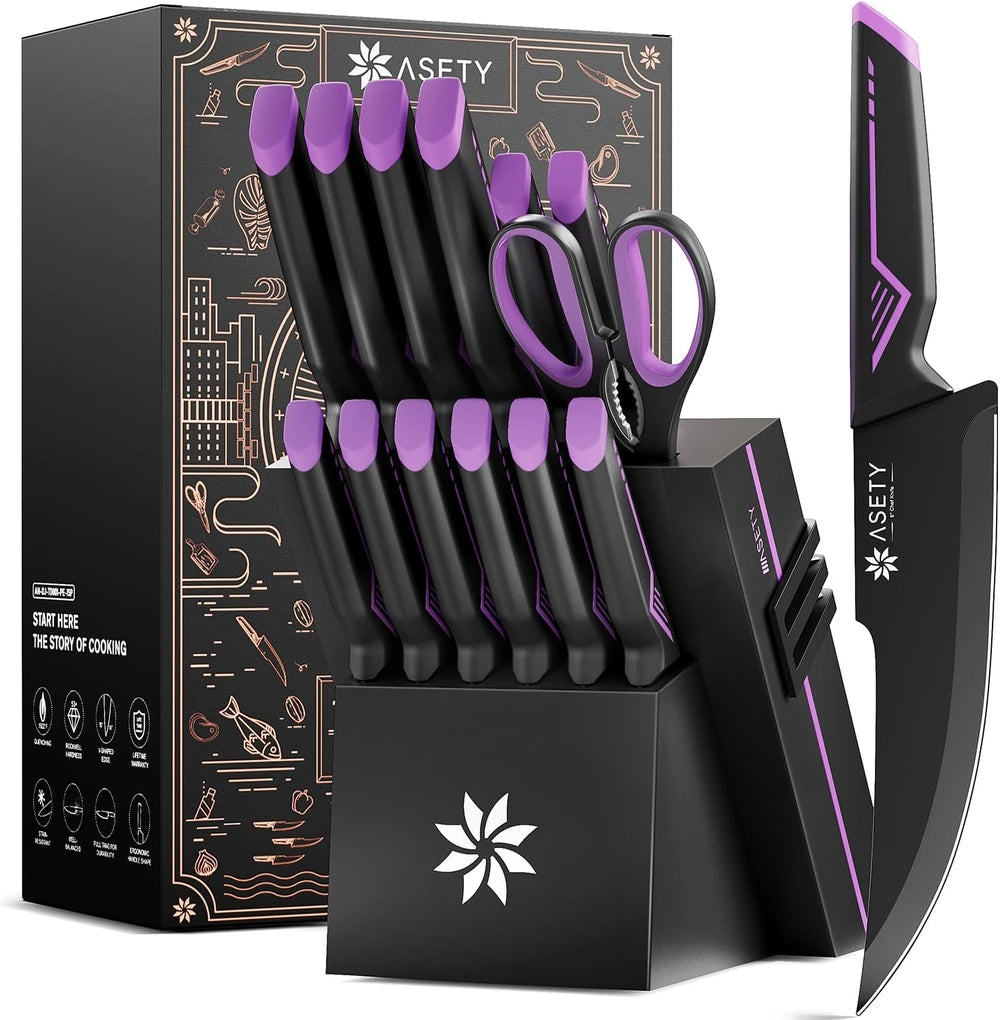 Asety 15-Piece Knife Set