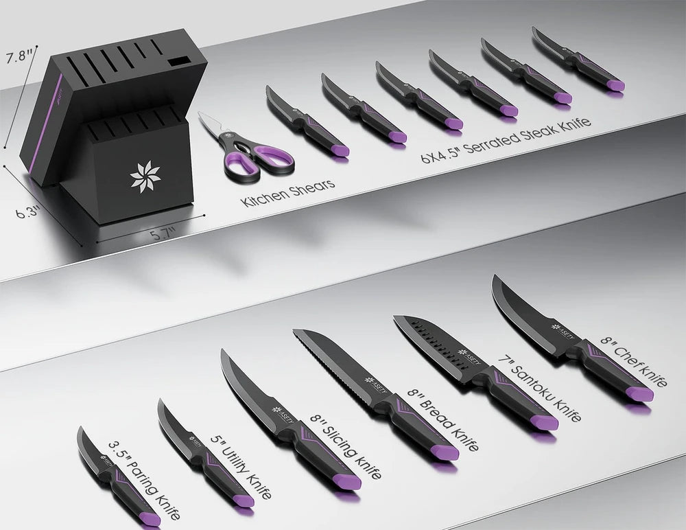 Asety 15-Piece Knife Set
