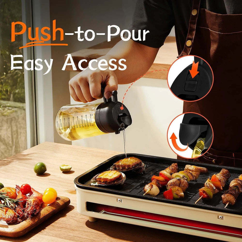 TrendPlain Glass Olive Oil Sprayer