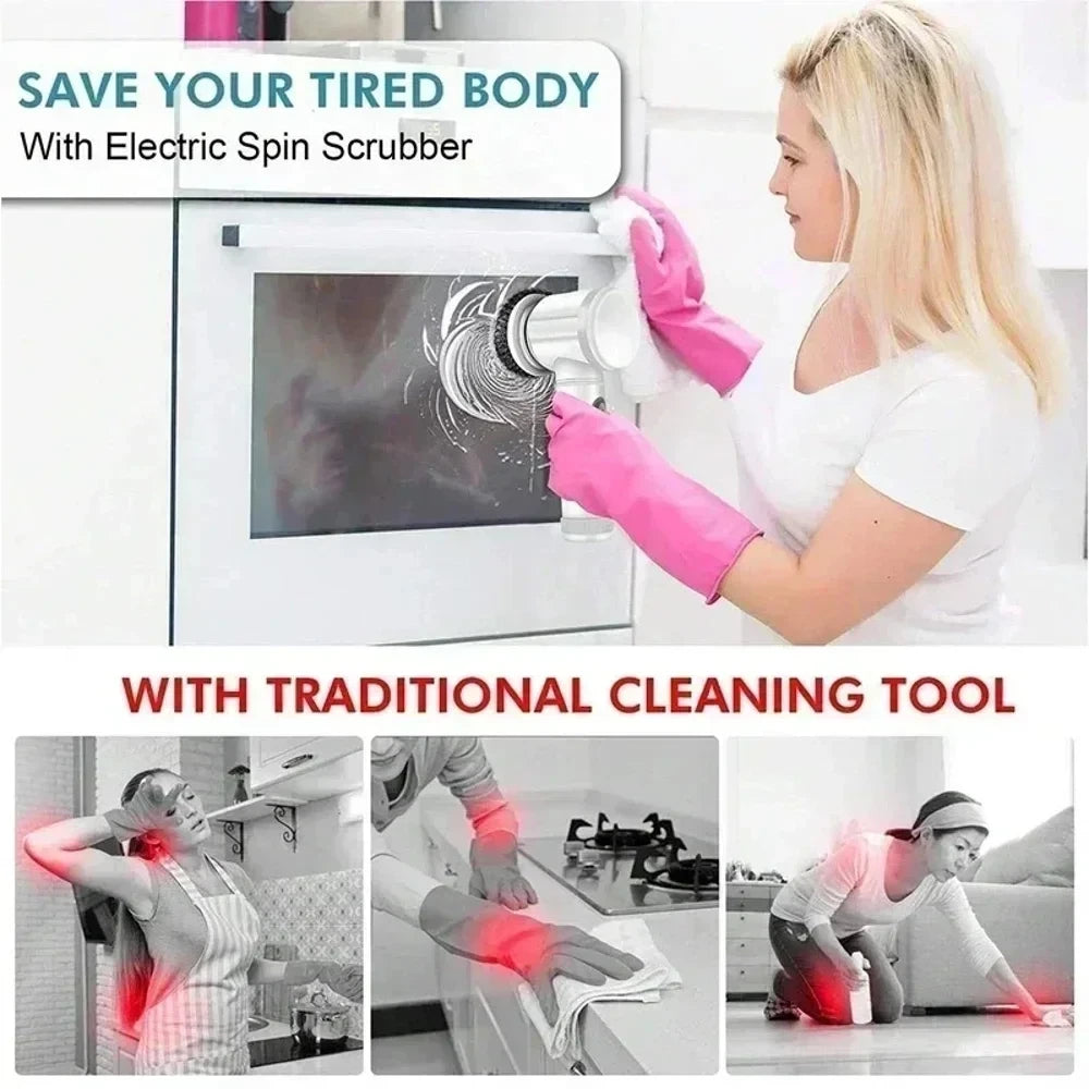 Cordless Spin Scrubber