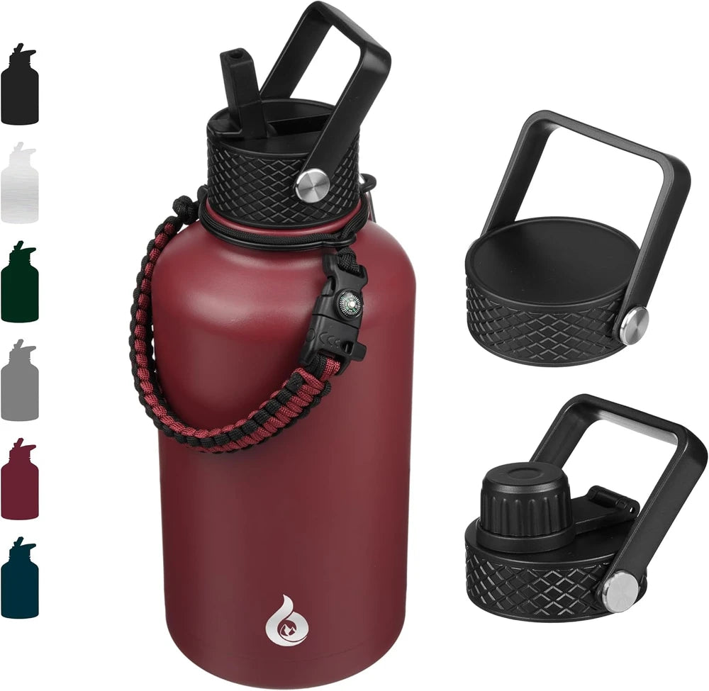 BJPKPK Half Gallon Insulated Water Bottle