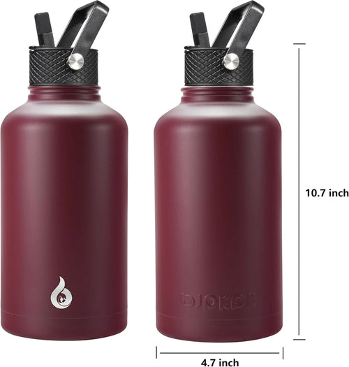 BJPKPK Half Gallon Insulated Water Bottle